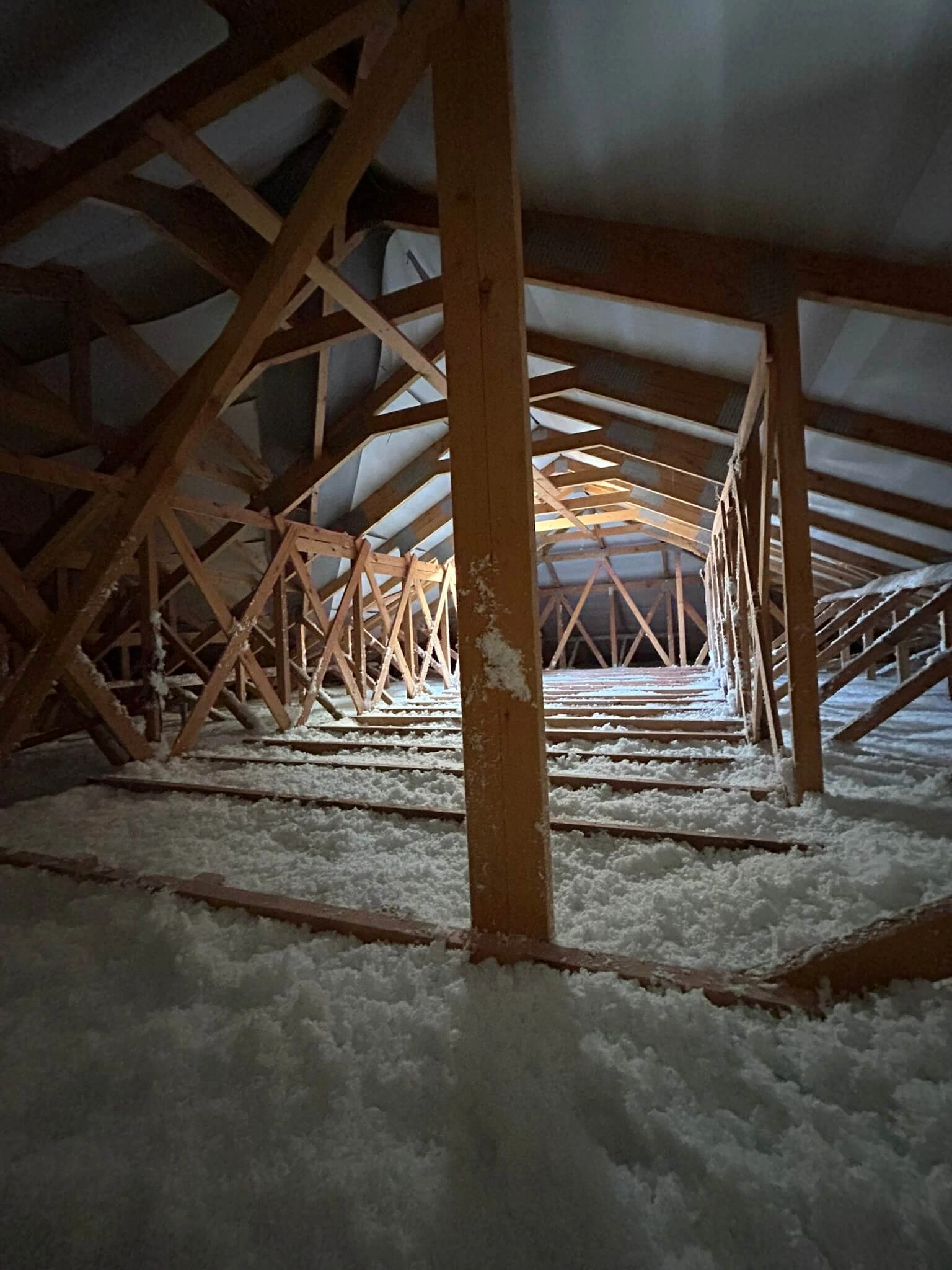 Foukaná izolace v Olomouci.