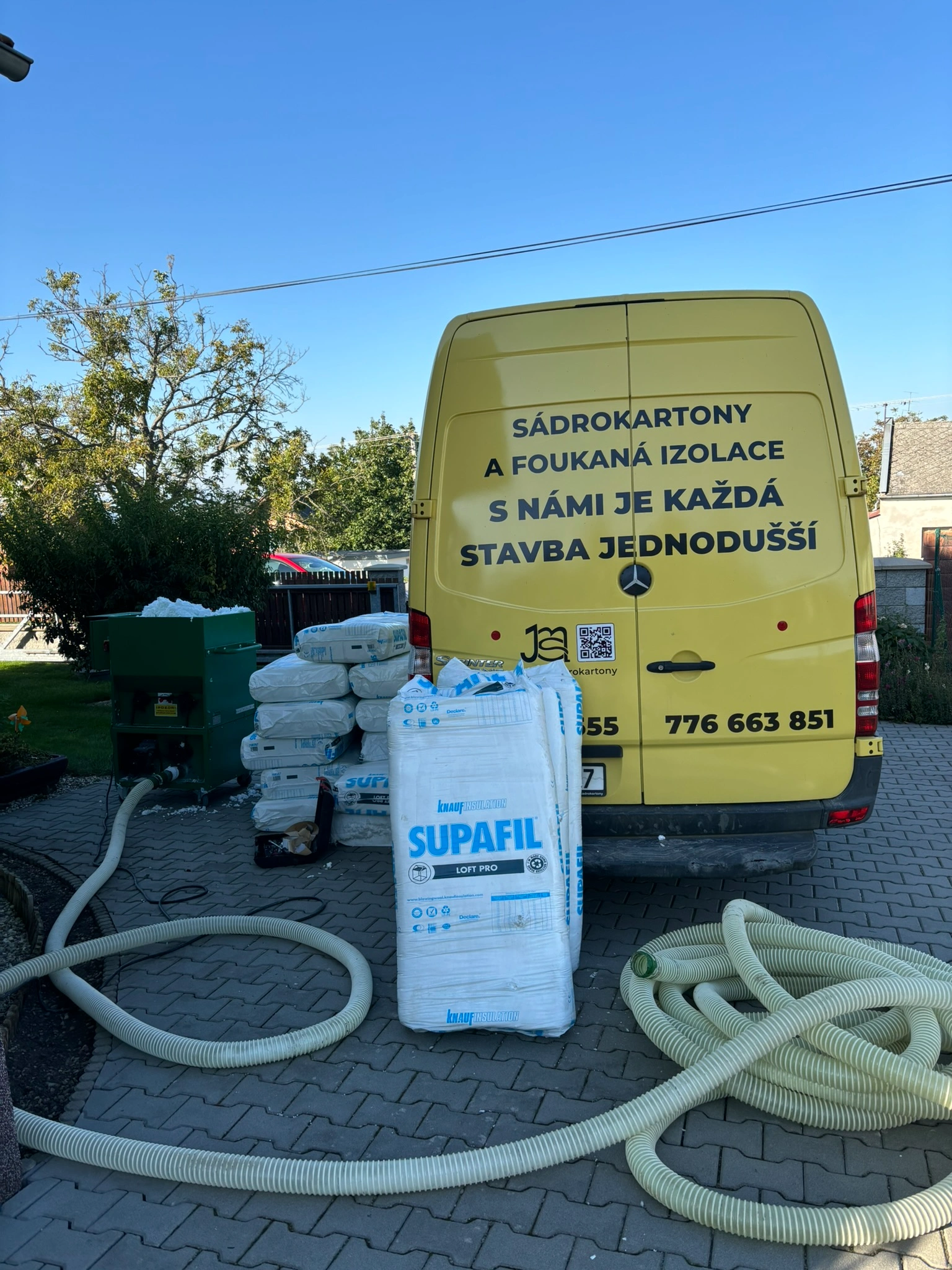 Foukana izolace Supafil Olomouc