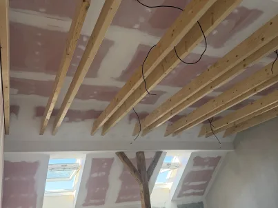 Montáž SDK na půdní vestavbě Grygov
